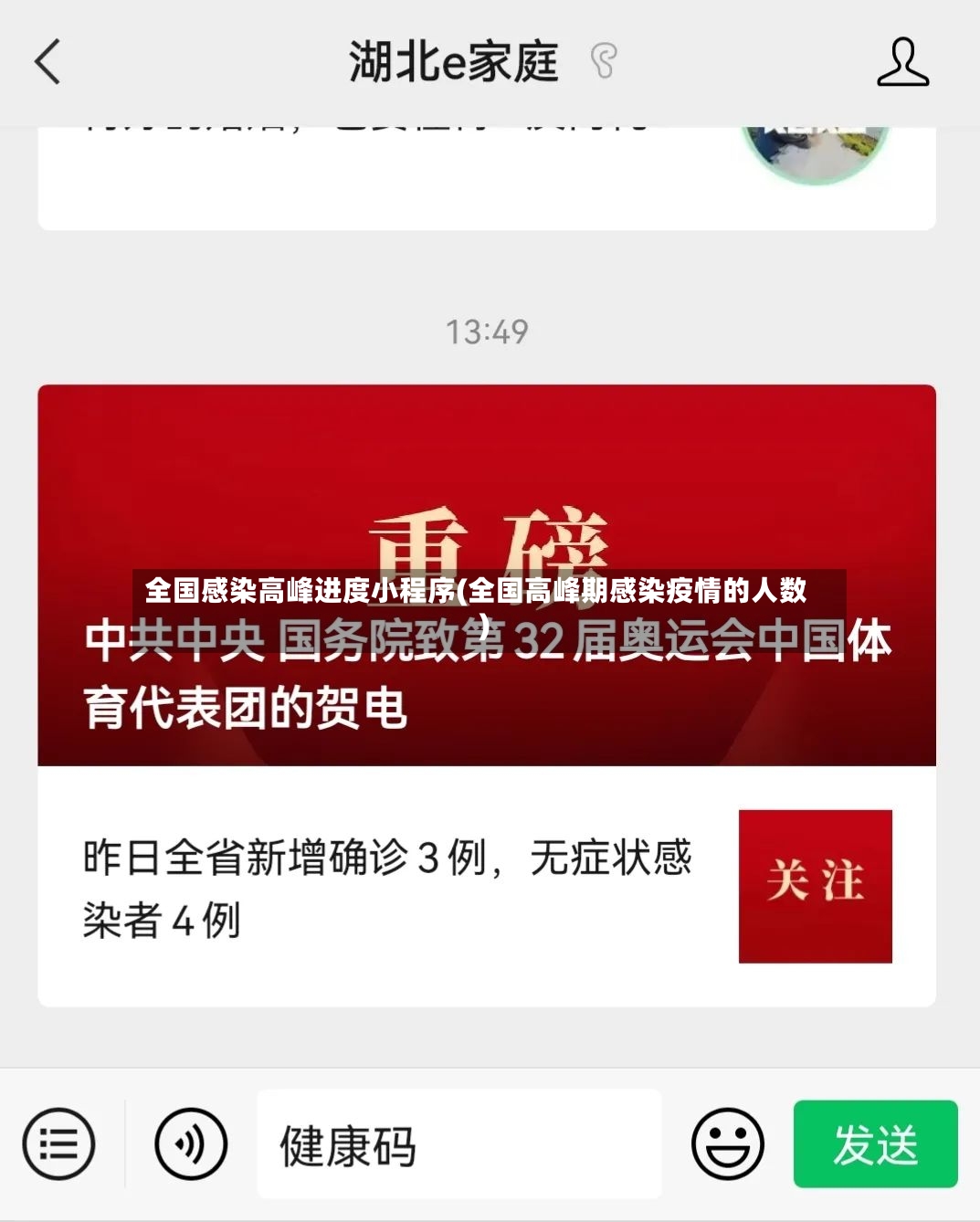 全国感染高峰进度小程序(全国高峰期感染疫情的人数)-第2张图片