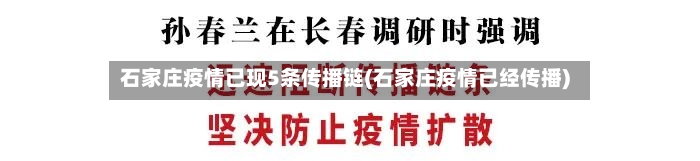 石家庄疫情已现5条传播链(石家庄疫情已经传播)