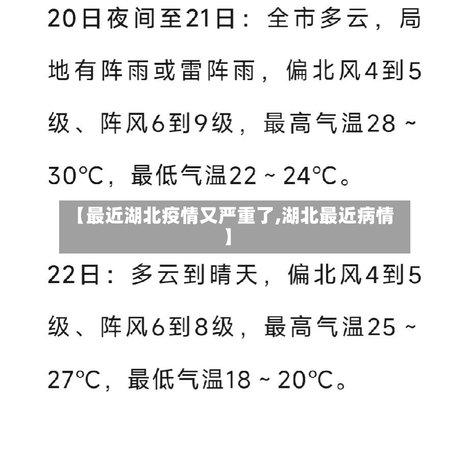 【最近湖北疫情又严重了,湖北最近病情】-第3张图片