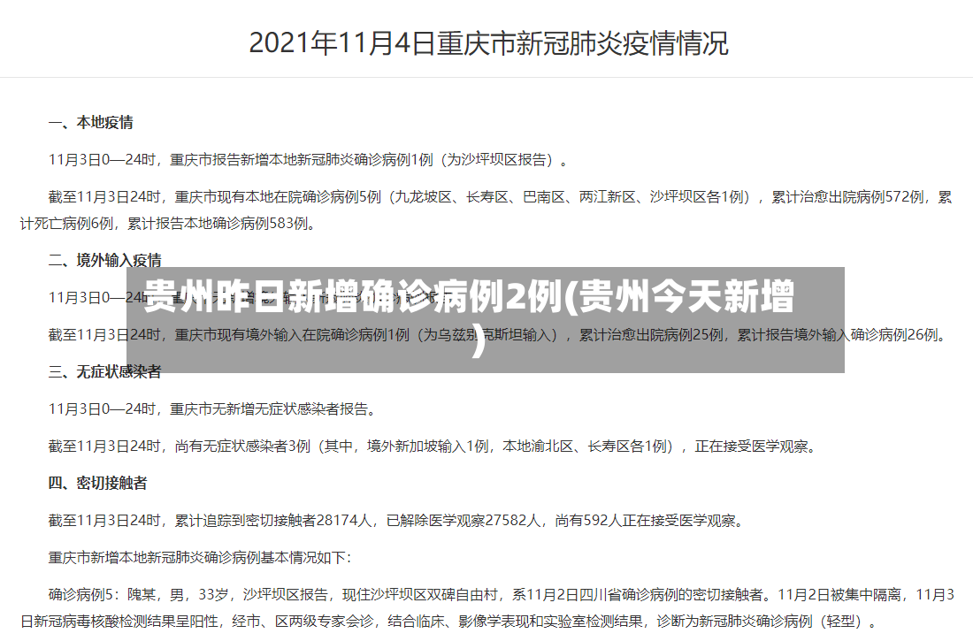 贵州昨日新增确诊病例2例(贵州今天新增)-第3张图片