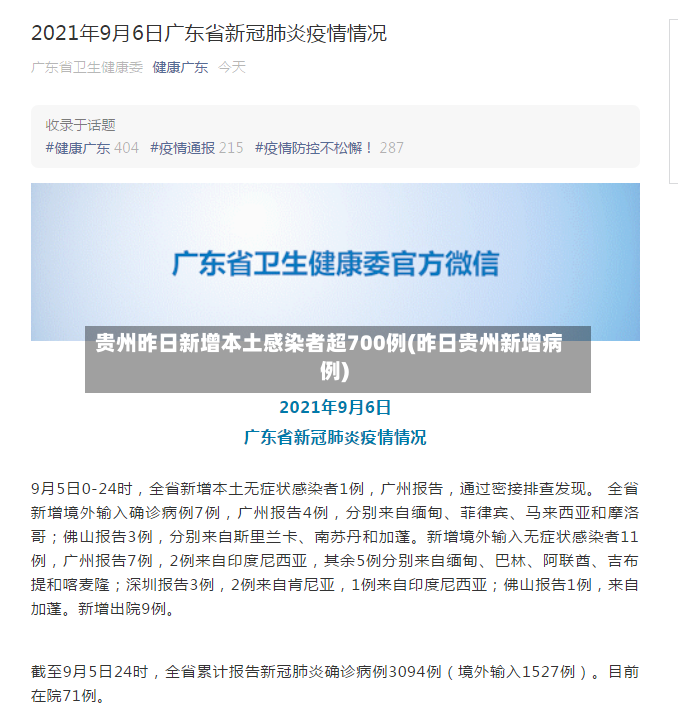 贵州昨日新增本土感染者超700例(昨日贵州新增病例)-第3张图片