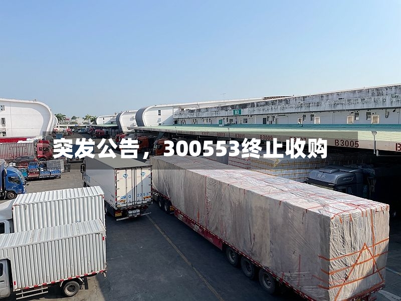 突发公告，300553终止收购-第2张图片