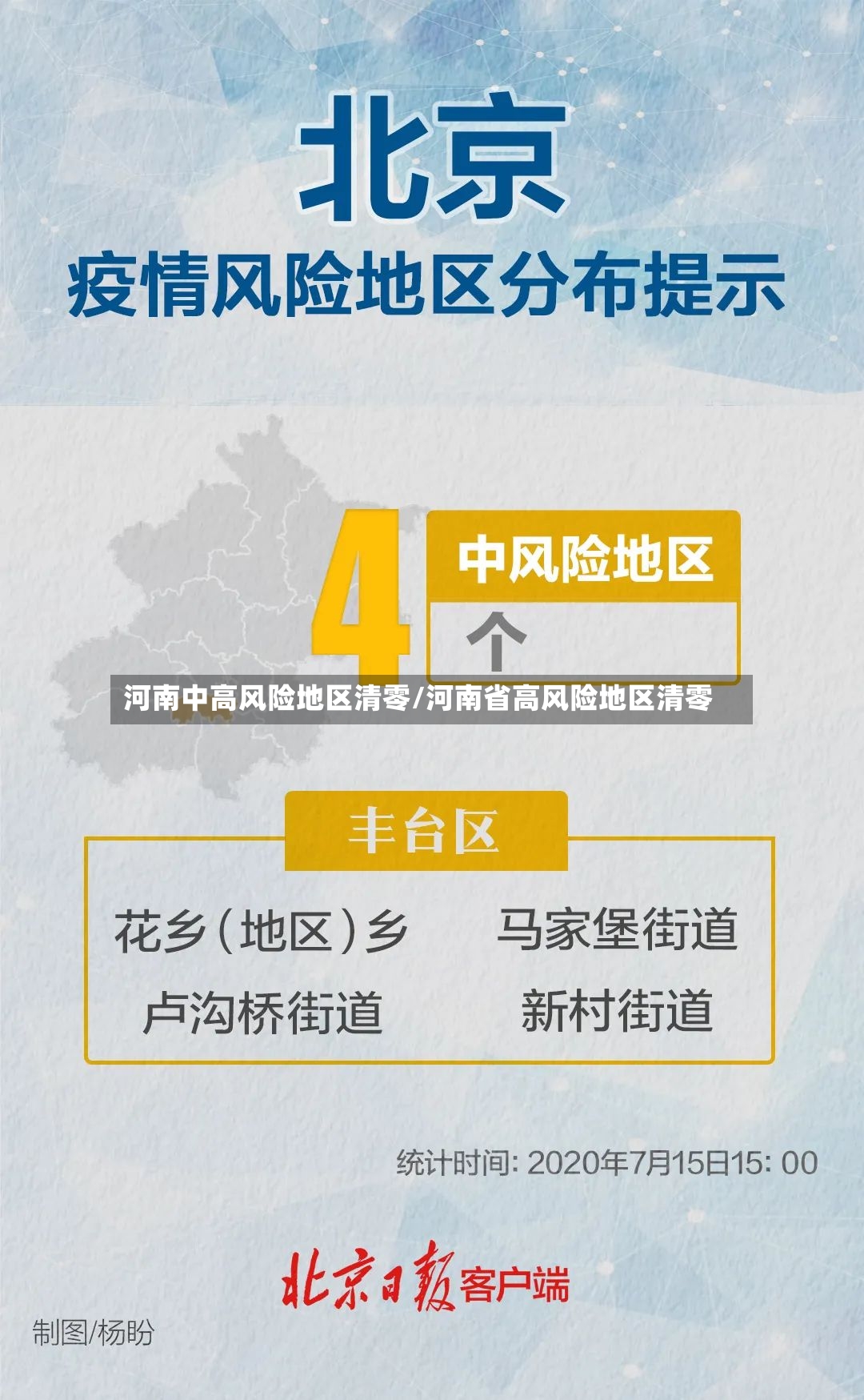 河南中高风险地区清零/河南省高风险地区清零