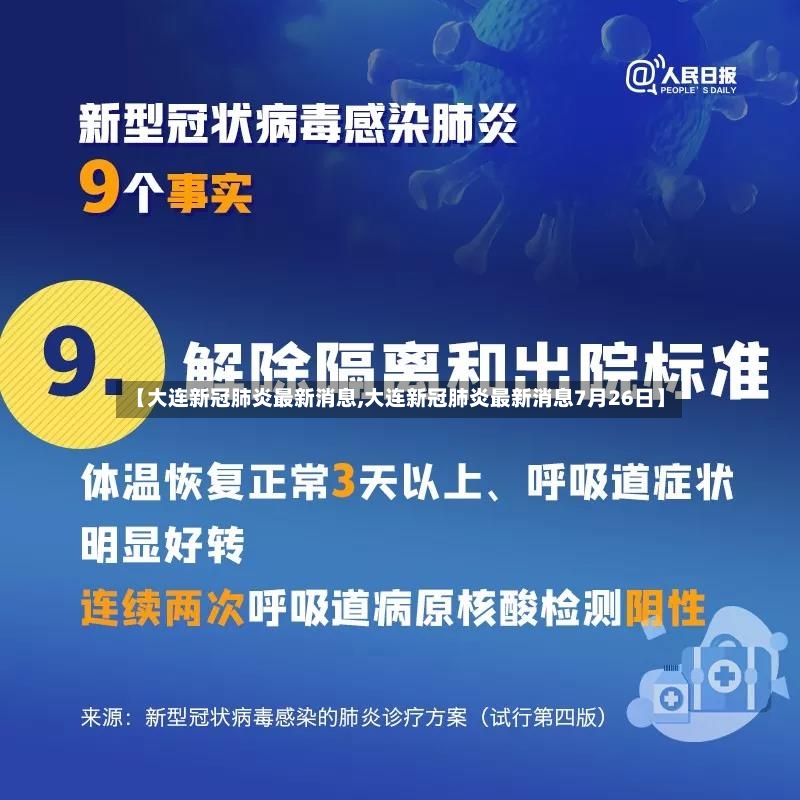【大连新冠肺炎最新消息,大连新冠肺炎最新消息7月26日】