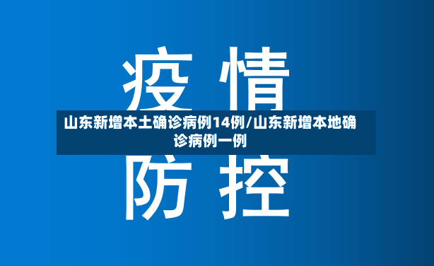 山东新增本土确诊病例14例/山东新增本地确诊病例一例