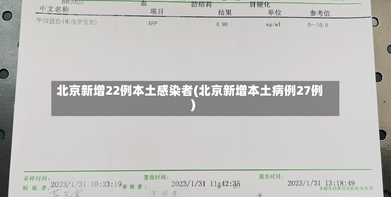北京新增22例本土感染者(北京新增本土病例27例)