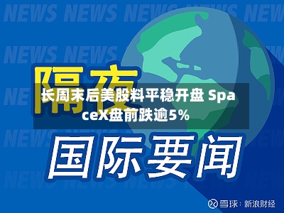 长周末后美股料平稳开盘 SpaceX盘前跌逾5%-第2张图片