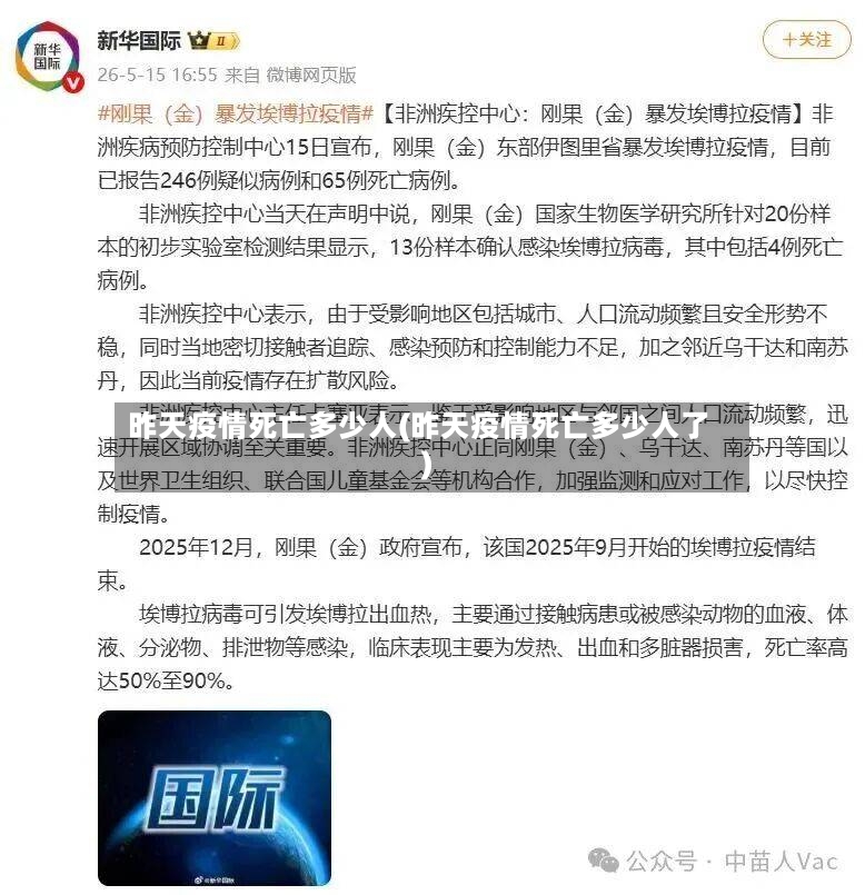 昨天疫情死亡多少人(昨天疫情死亡多少人了)-第2张图片