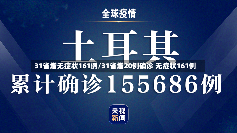 31省增无症状161例/31省增20例确诊 无症状161例-第2张图片