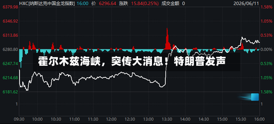 霍尔木兹海峡，突传大消息！特朗普发声-第2张图片