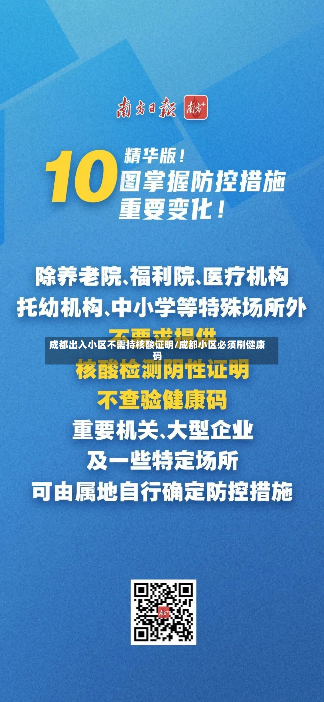 成都出入小区不需持核酸证明/成都小区必须刷健康码-第2张图片