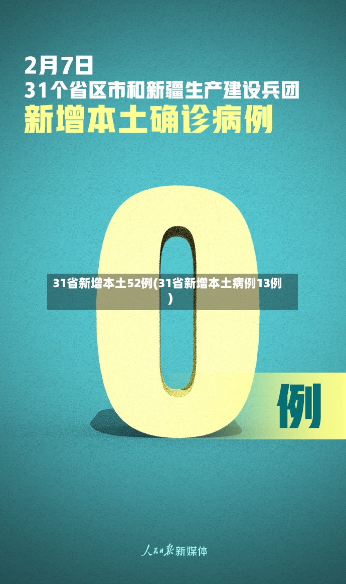 31省新增本土52例(31省新增本土病例13例)-第2张图片