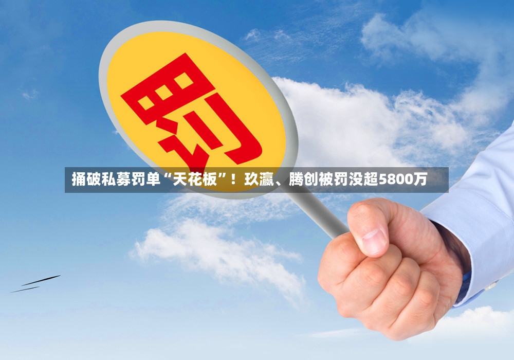 捅破私募罚单“天花板	”！玖瀛、腾创被罚没超5800万-第2张图片
