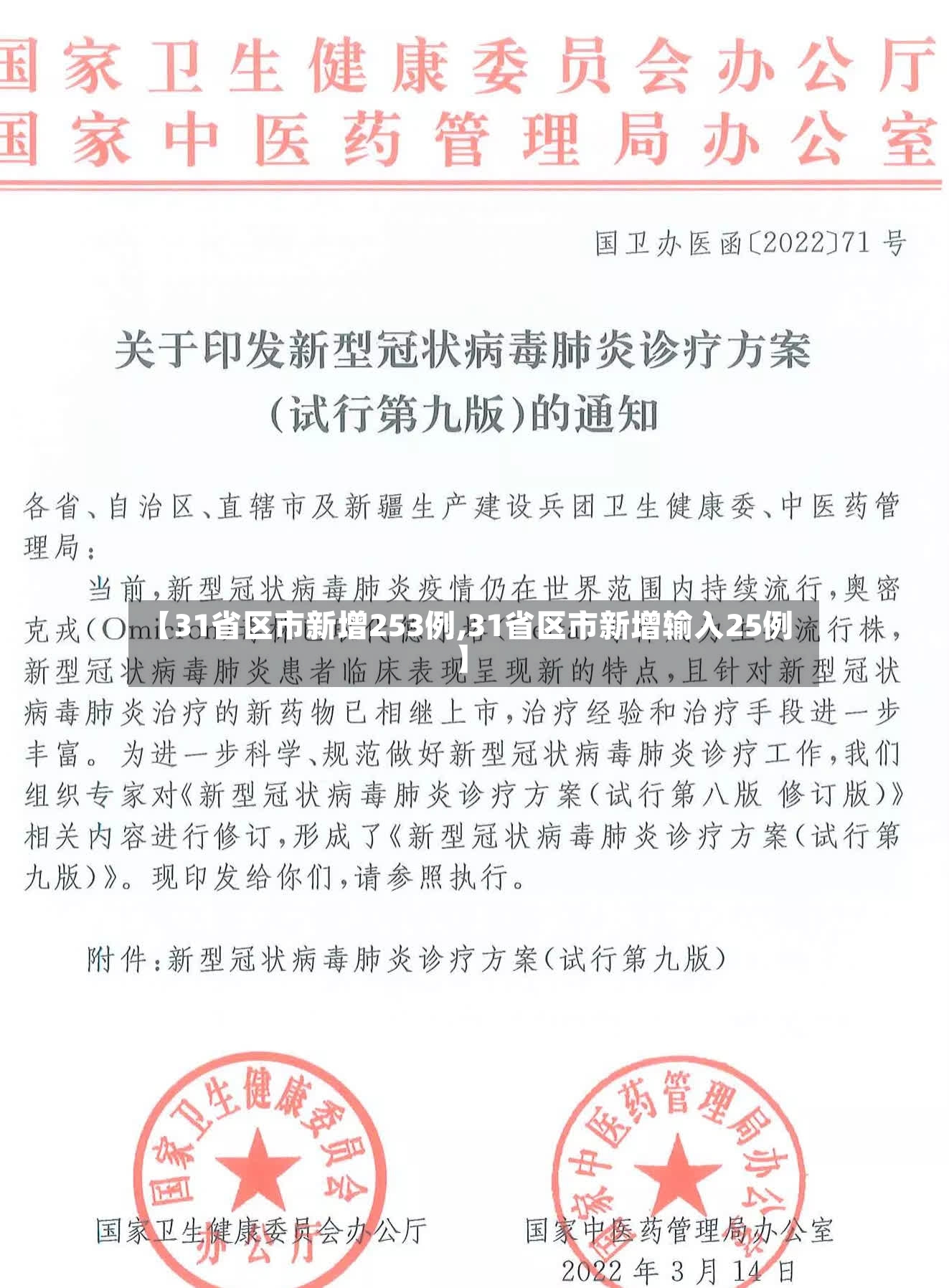 【31省区市新增253例,31省区市新增输入25例】-第2张图片