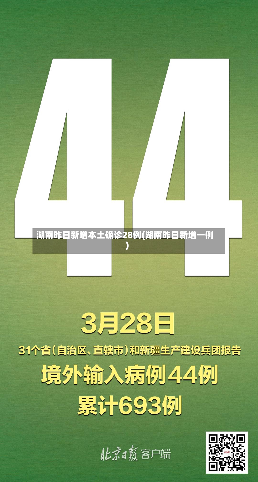 湖南昨日新增本土确诊28例(湖南昨日新增一例)-第2张图片