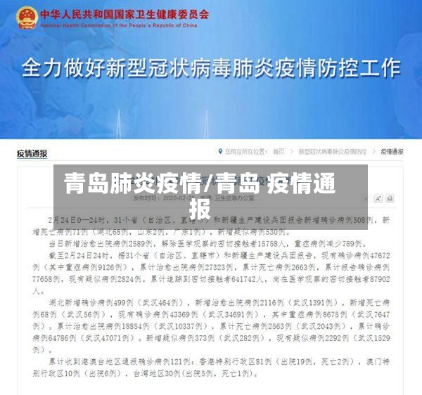 青岛肺炎疫情/青岛 疫情通报