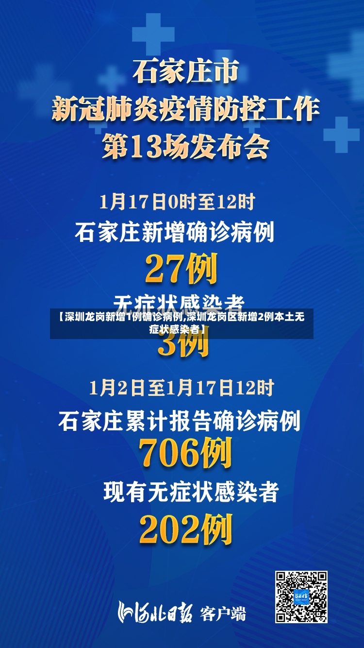 【深圳龙岗新增1例确诊病例,深圳龙岗区新增2例本土无症状感染者】