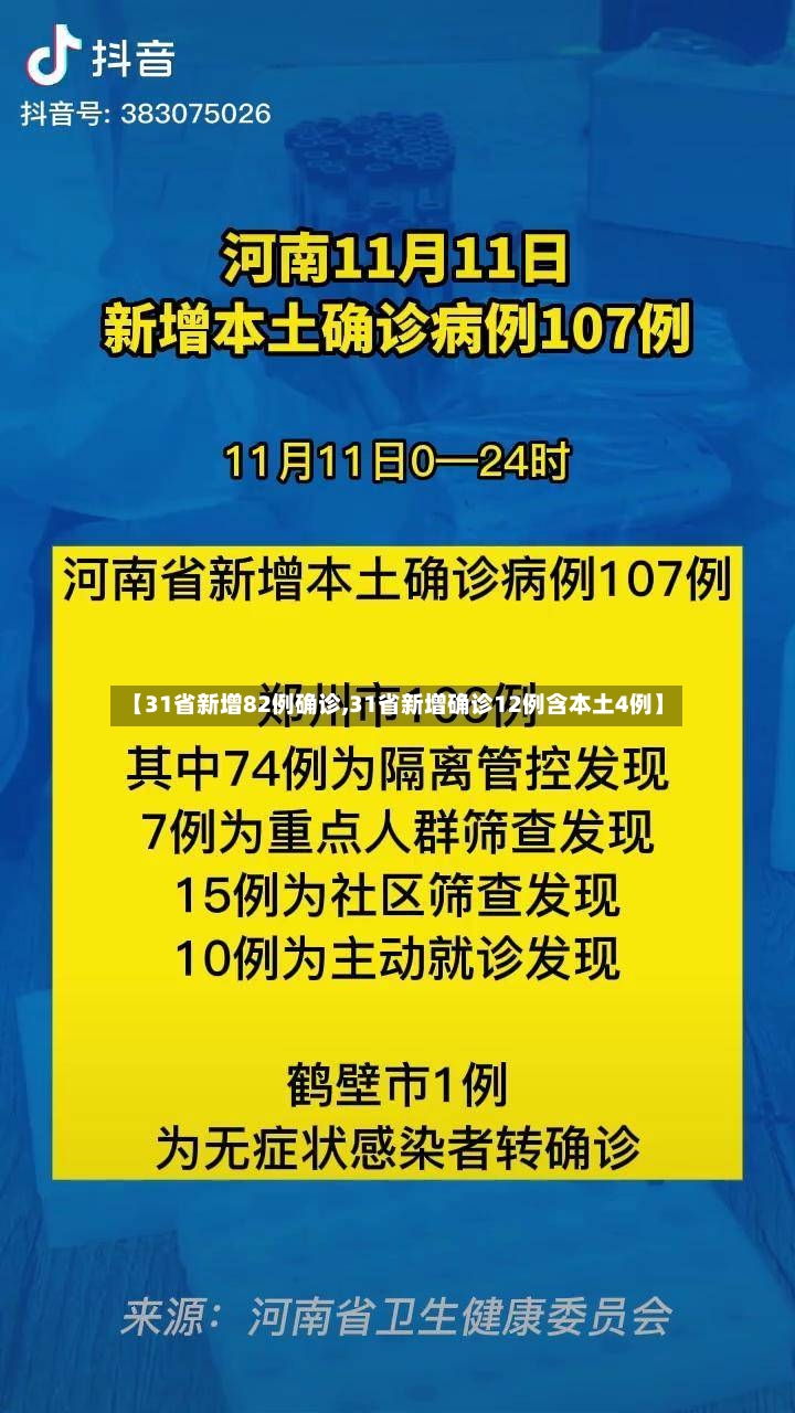 【31省新增82例确诊,31省新增确诊12例含本土4例】-第3张图片