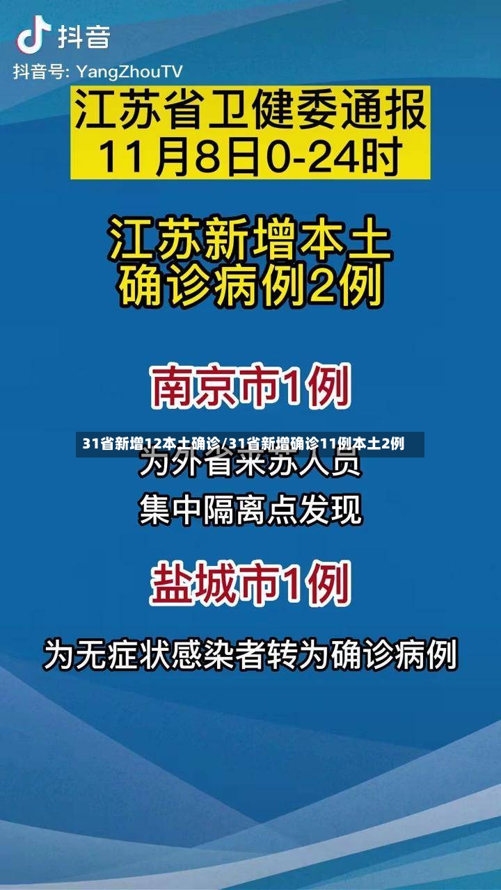 31省新增12本土确诊/31省新增确诊11例本土2例