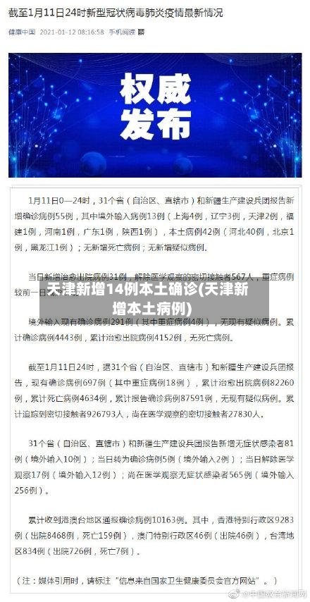 天津新增14例本土确诊(天津新增本土病例)-第2张图片