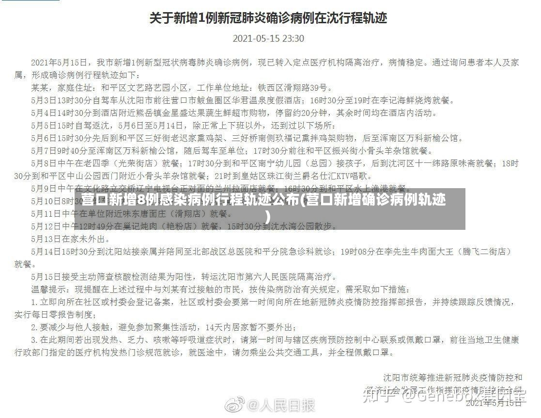营口新增8例感染病例行程轨迹公布(营口新增确诊病例轨迹)-第3张图片