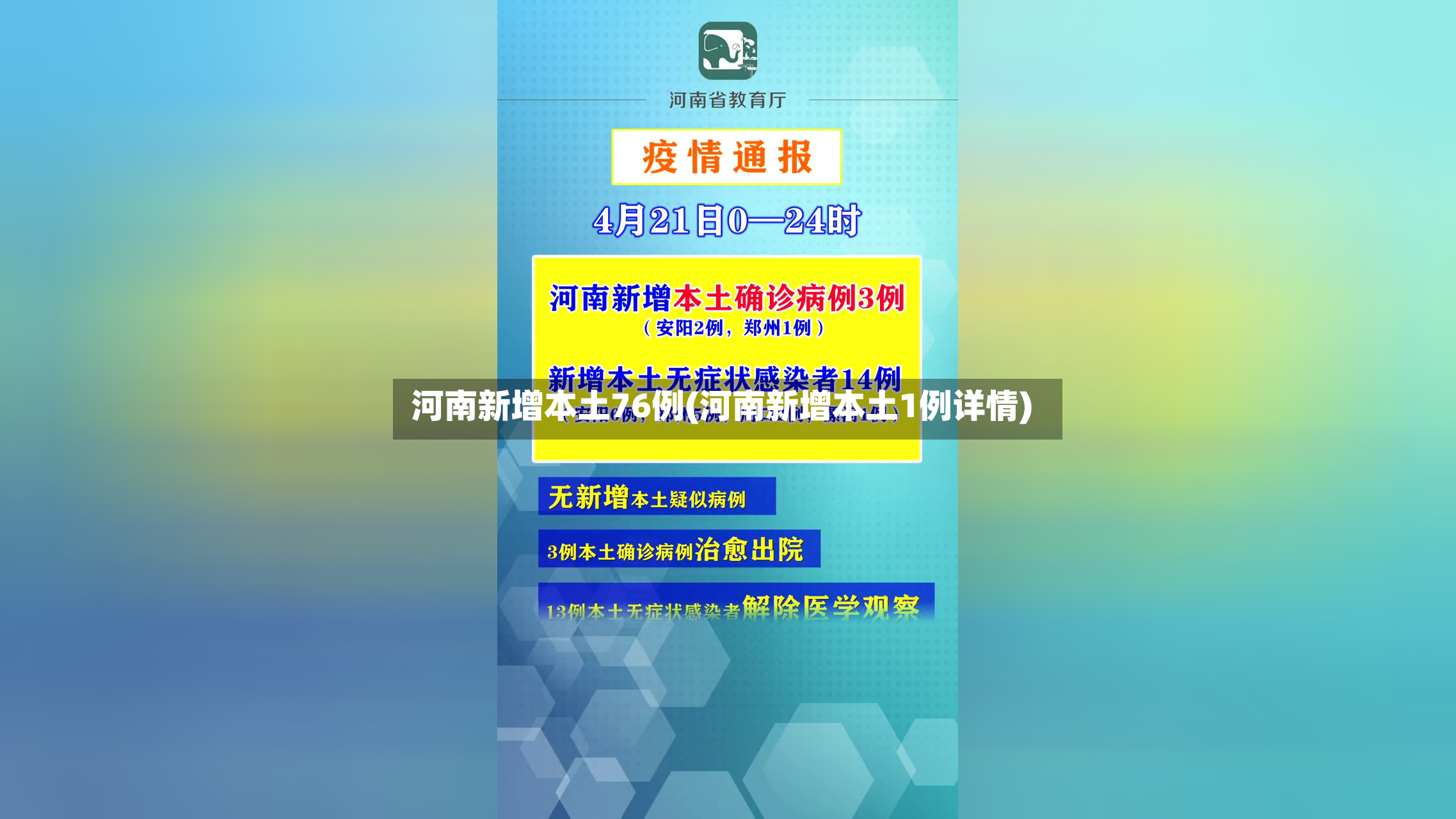 河南新增本土76例(河南新增本土1例详情)-第2张图片