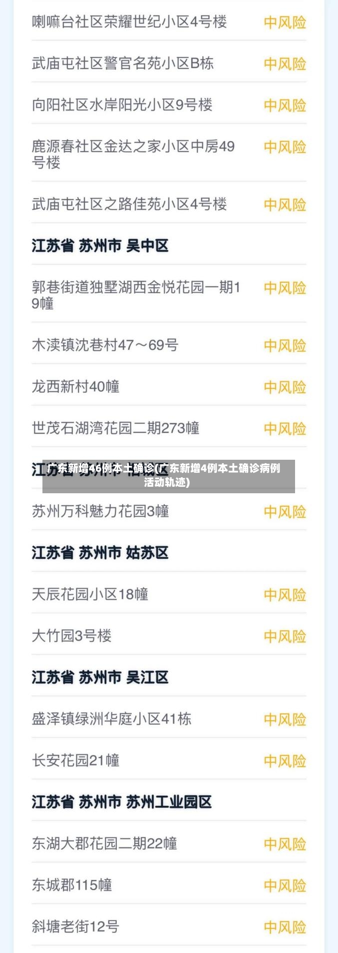 广东新增46例本土确诊(广东新增4例本土确诊病例活动轨迹)-第2张图片