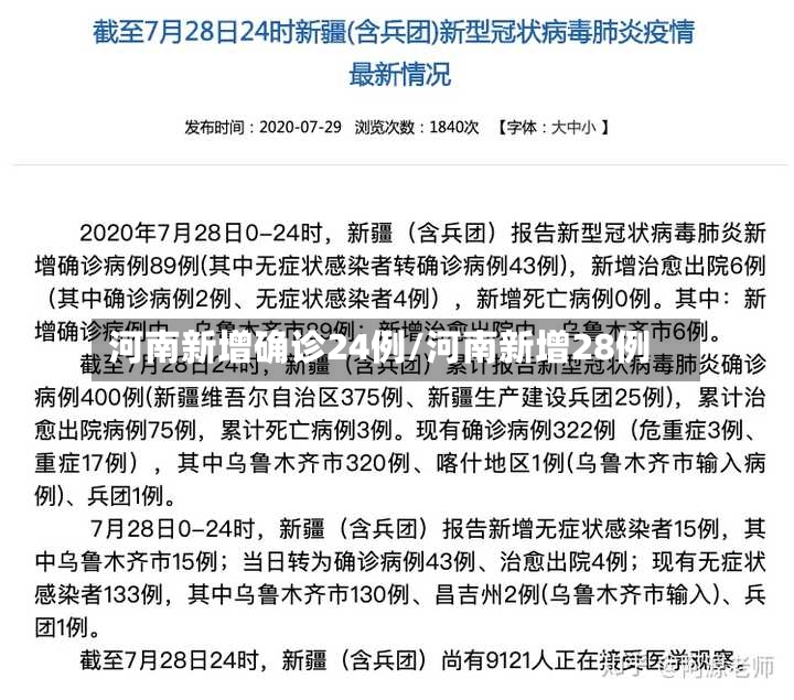 河南新增确诊24例/河南新增28例-第3张图片