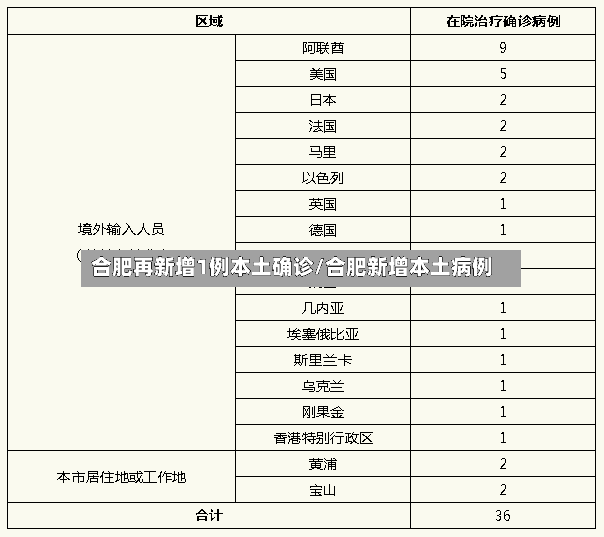 合肥再新增1例本土确诊/合肥新增本土病例-第2张图片