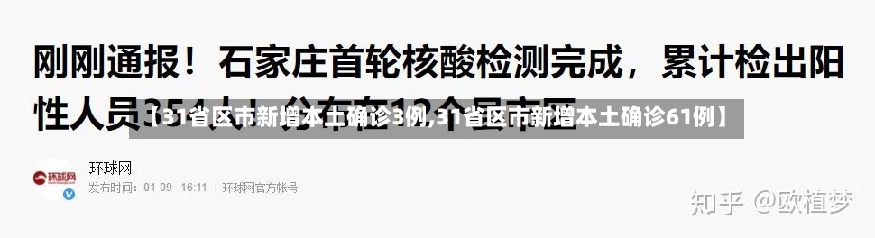 【31省区市新增本土确诊3例,31省区市新增本土确诊61例】