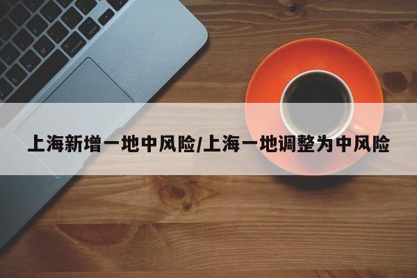上海新增一地中风险/上海一地调整为中风险
